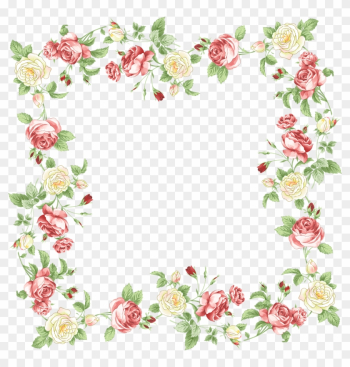 Look At Flowers High Quality Png Images Archive - Vintage Flower Border Png