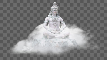 Lord Shiva png statue sticker, | Free PNG - rawpixel