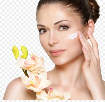 Lotion Cosmetics Face Cream Beauty - Beauty makeup and flowers 