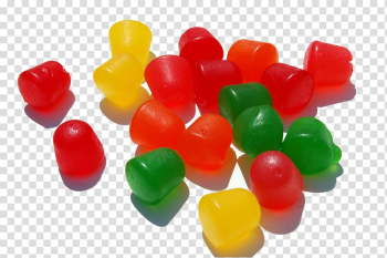 Lots of candies, Chewing gum Gummi candy Gummy bear Ferrara Candy Company, Gum color transparent background PNG clipart