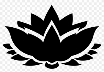 Lotus Flower Silhouette Icons Png - Lotus Flower Vector Png