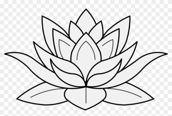 Lotus - Lotus Flower Drawing Png