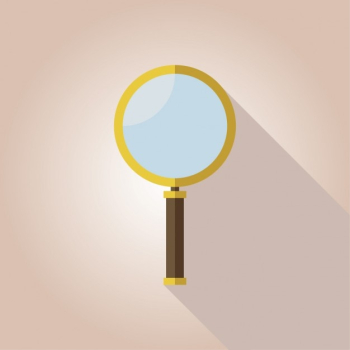 Loupe flat design Loupe flat design