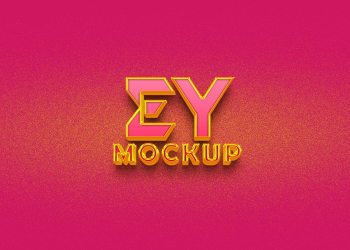 Love 3D Text Mockup