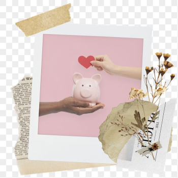 Love bank png sticker instant | Free PNG - rawpixel