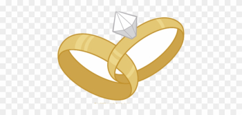 Love Birds Wedding Bands Clip Art , Wedding Ring - Wedding Rings Clipart Transparent