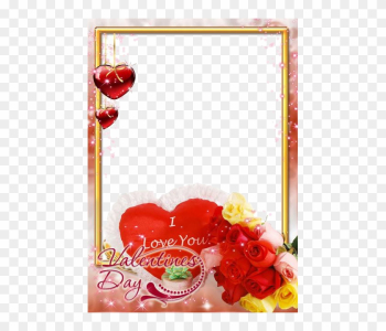 Love Frame Png File - Rose Day For Wife