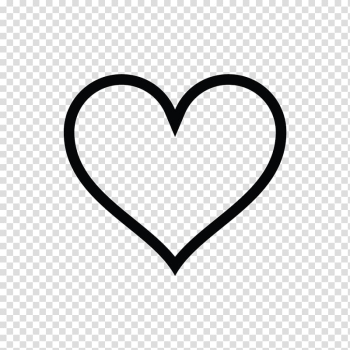 Love letter Feeling Desire Writing, Heart Outline, black heart outline format transparent background PNG clipart