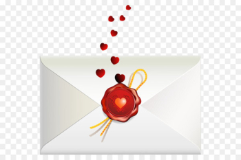 Love letter Valentine's Day - Valentine Hearts Letter PNG Picture 