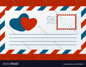 Love letter vector image Love letter vector image