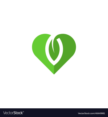 love nature logo designs template leaf