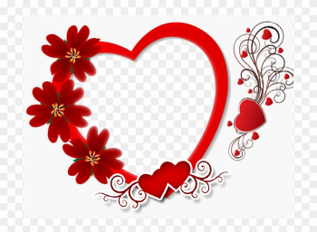 Love Photo Frames Love Frames Love Frame 1 Lovewale - Transparent Background Heart Png