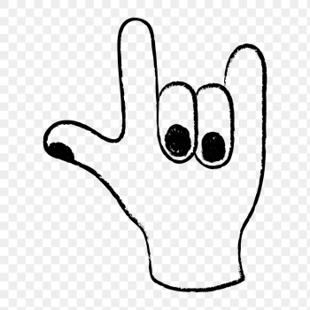 Love png hand gesture sticker, | Free PNG Sticker - rawpixel