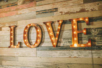 Love Sign on Wall Love Sign on Wall