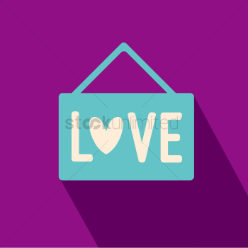 Love signboard Love signboard