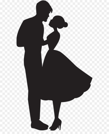 Love Silhouette Clip art - Love Couple Silhouette PNG Clip Art 