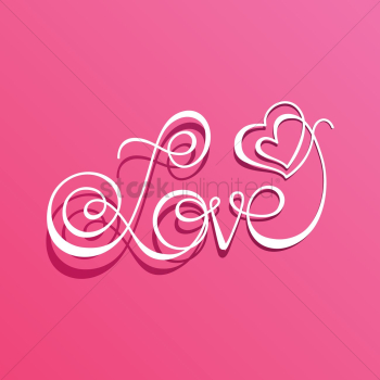 Love typography Love typography