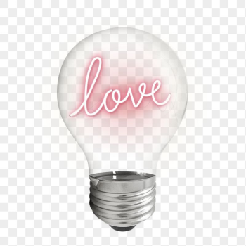 Love typography png sticker, neon | Free PNG - rawpixel