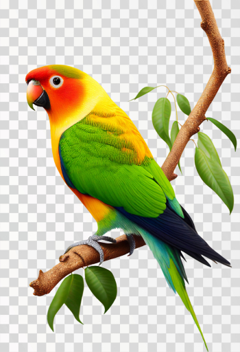 lovebird png transparent, no background