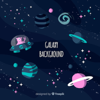 Lovely hand drawn galaxy background Lovely hand drawn galaxy background