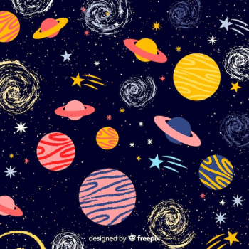 Lovely hand drawn galaxy background Lovely hand drawn galaxy background