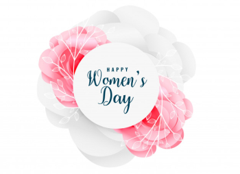 Lovely happy women's day flower background Lovely happy women's day flower background