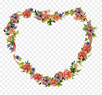 Lovely Pictures Of Heart Flower Pictures Clip Art Heart - Flower Heart Frame Png Lovely Pictures Of Heart Flower Pictures Clip Art Heart - Flower Heart Frame Png