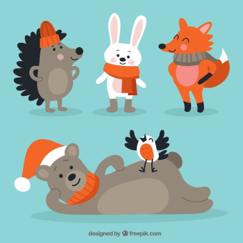 Lovely vintage wild animals