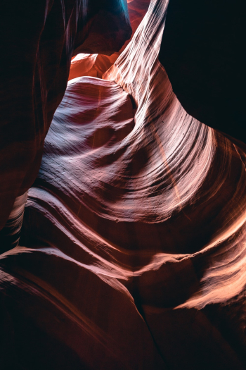Low Angle Photo of Antelope Canyon Low Angle Photo of Antelope Canyon