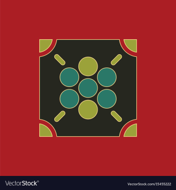 Ludo board game vector image Ludo board game vector image