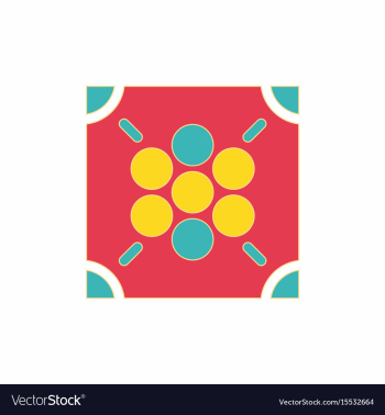 Ludo board game vector image Ludo board game vector image