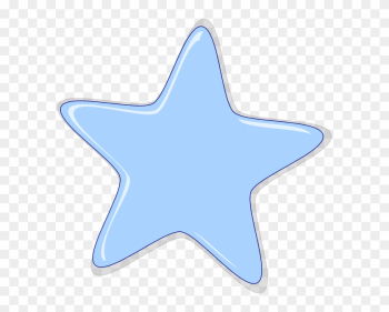 Lue Star Clip Art - Baby Blue Star Clipart