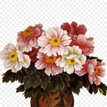 Luoyang Mid-Autumn Festival painting Suzhou Silk Hand Embroidery Art - Peony 