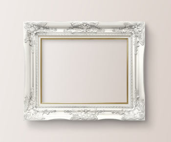 Luxurious baroque frame mockup on a wall | Free PSD Mockup - rawpixel