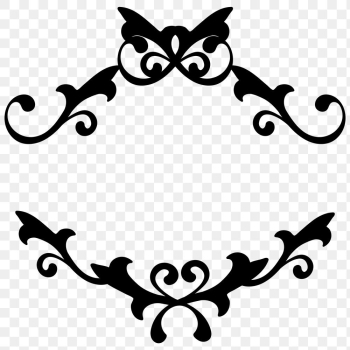 Luxurious ornaments black png flourish frame Luxurious ornaments black png flourish frame