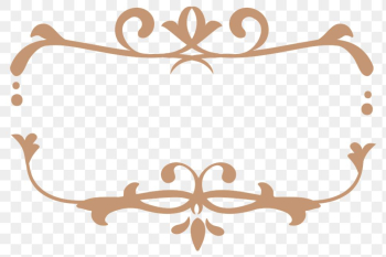Luxurious ornaments bronze png flourish frame Luxurious ornaments bronze png flourish frame