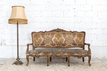 Luxurious Vintage Style Sofa and Lantern