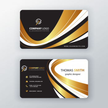 Luxury elegant business cardornament swirl visit card Free Vector Luxury elegant business cardornament swirl visit card Free Vector