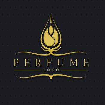 Luxury floral perfume logo Free Vector Luxury floral perfume logo Free Vector