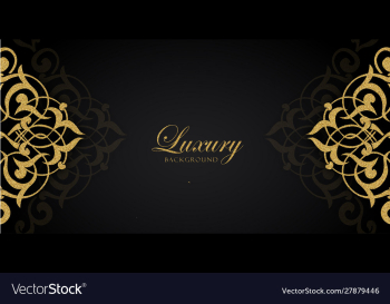 Luxury golden and black glitter backgrounds vector image Luxury golden and black glitter backgrounds vector image