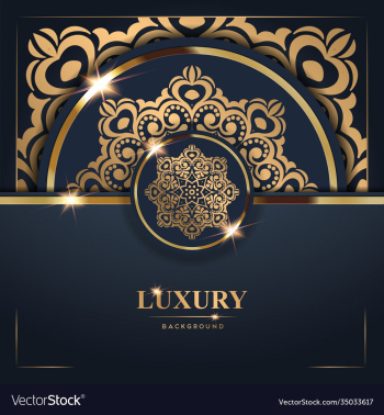 luxury golden mandala background free