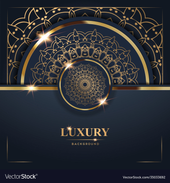 luxury golden mandala background free