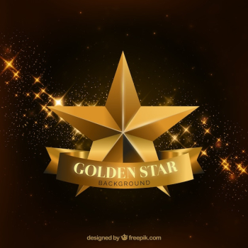 Luxury golden star background Luxury golden star background