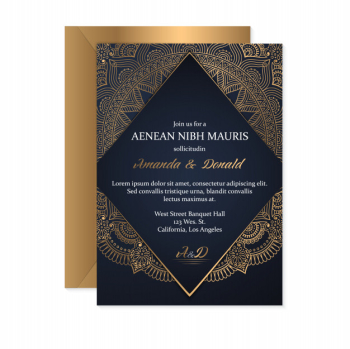 Luxury ornamental mandala design background in gold color Luxury ornamental mandala design background in gold color