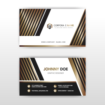  luxury vector illustration corporate card