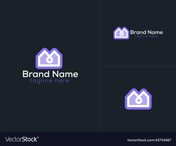 m letter logo design - home logo design m letter logo design - home logo design