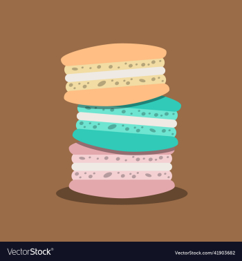 macaron traditional french almond cookies