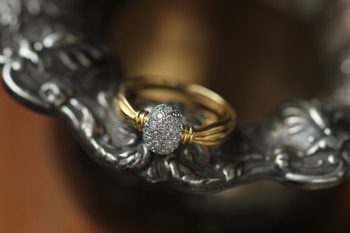 Macro Photo Of Golden Ring Macro Photo Of Golden Ring