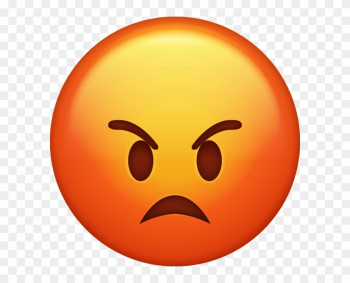 Mad Face Png For Kids - Angry Iphone Emoji