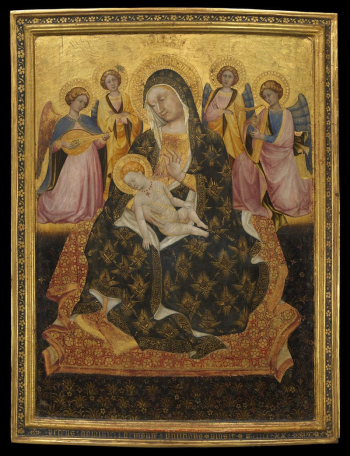 Madonna and Child with Angels | Free Photo - rawpixel